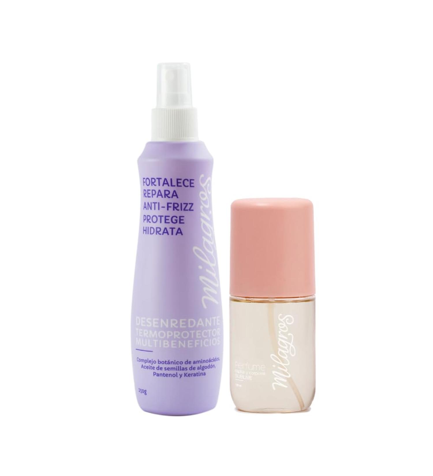 RUUFE Kit Cabello Milagros (2 Pack) milagros termoprotector perfume capilar Sublime Milagros perfume capilar milagros Desenredante termoprotector milagros perfume milagros capilar - Buy Online on GoSupps.com