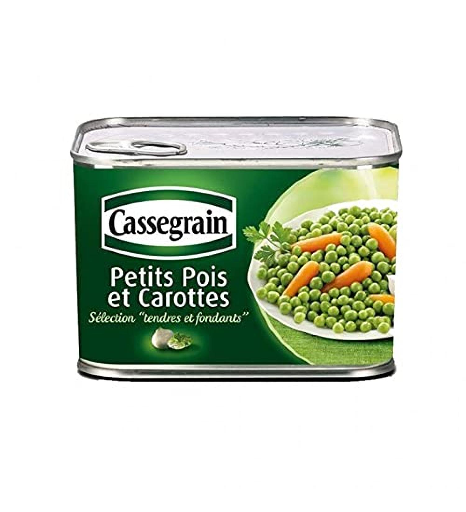 Cassegrain Cassegrain Tender and Melting Peas and Carrots 495g (pack of 5)