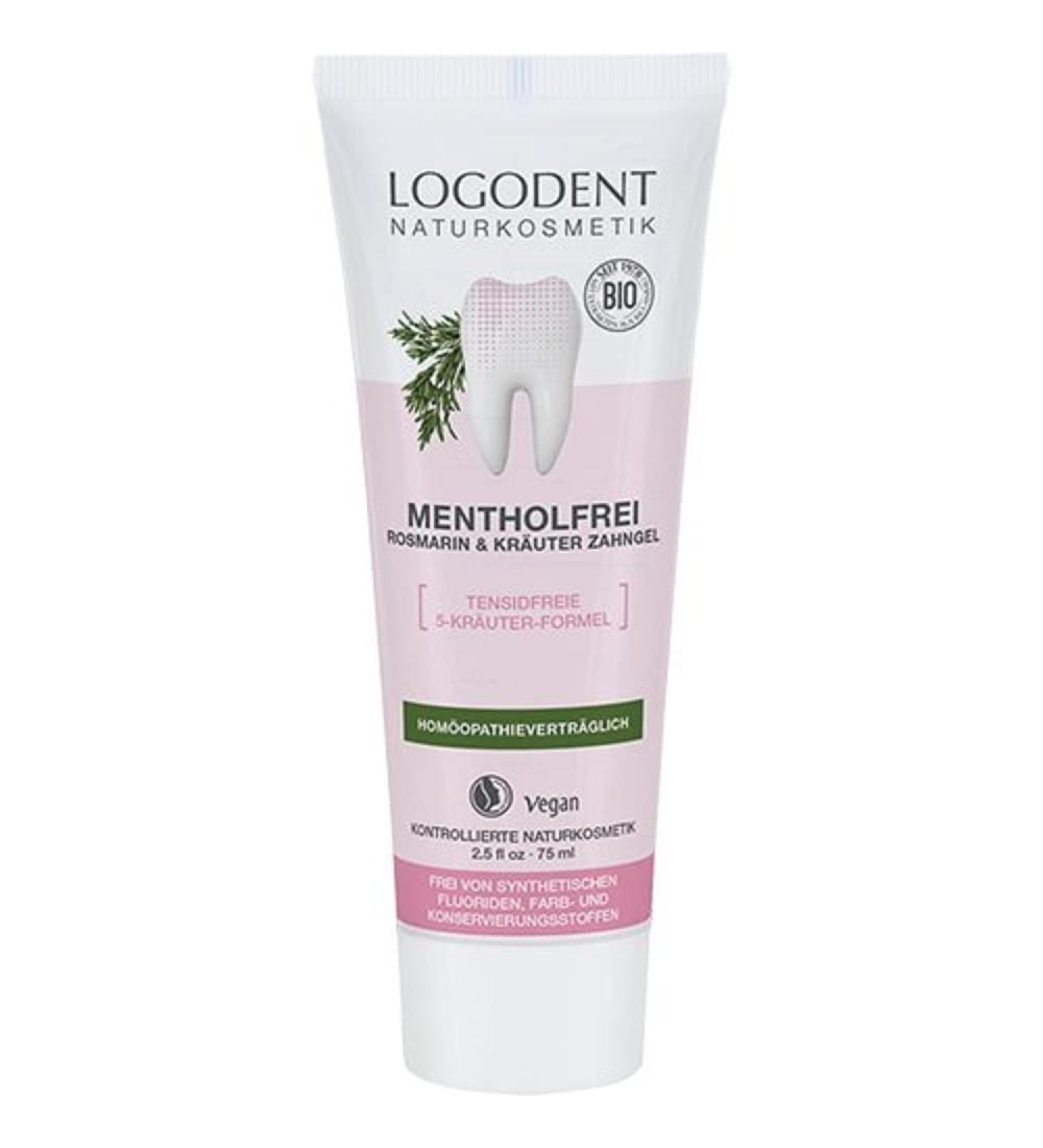 Buy LOGONA Natural Cosmetics Menthol-Free Rosemary Toothpaste - Vegan Pack of 3 (3 x 75 ml) | International Shipping Available - Buy Online on GoSupps.com