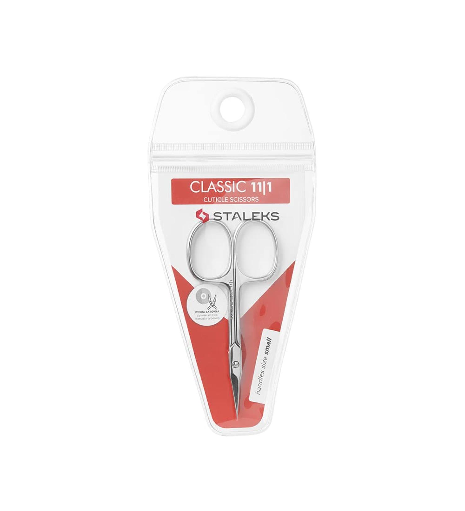 STALEKS Classic 11 Type 1 Cuticle Scissors Premium Quality Manicure Scissors Stainless Steel Curved Scissors for Cuticles Long Lasting Beauty Scissors for Cuticle Nail Care Classic Professional - Buy Online on GoSupps.com