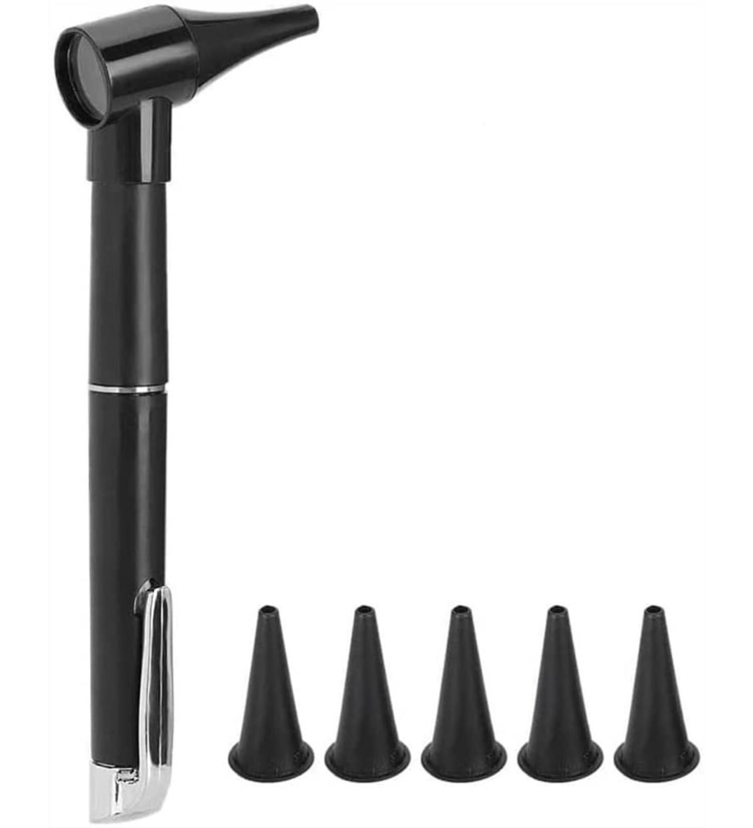 Sicunang Ear Check Otoscope 3X Magnification Visual Ear Cleaner for Ear Nose Inspection Magnifier Remover with 5 Different Size Ear Detectors Replacement Ear Plug for People at Different Ages. - Buy Online on GoSupps.com