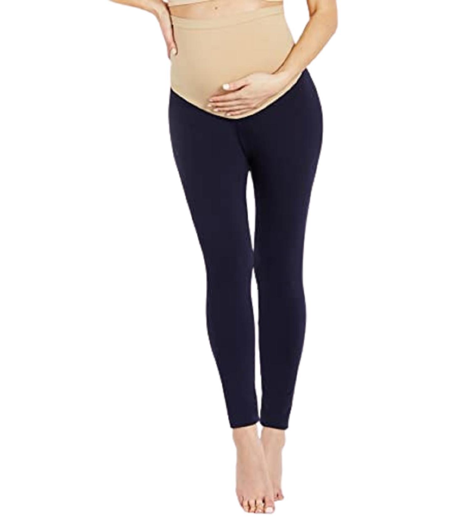 Motherhood Maternity Essential Stretch Full Length Leggings - Women's Secret Fit Belly - Navy, Size M - Buy Online on GoSupps.com