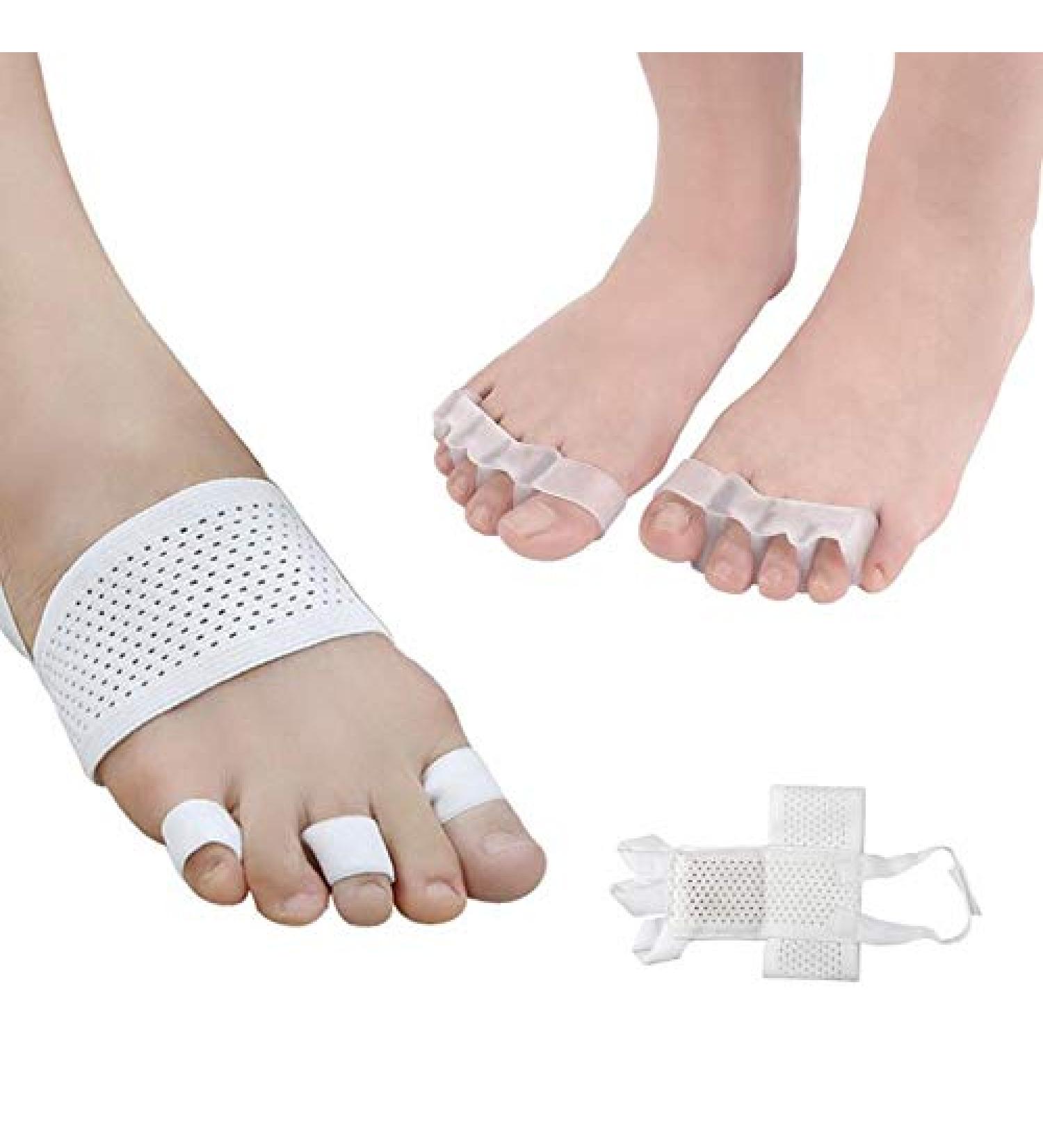 Bunion Corrector Pack - Toe Separators, Splint, Straightener Cushion Pads for Mallet & Hammer Toe - Buy Online on GoSupps.com