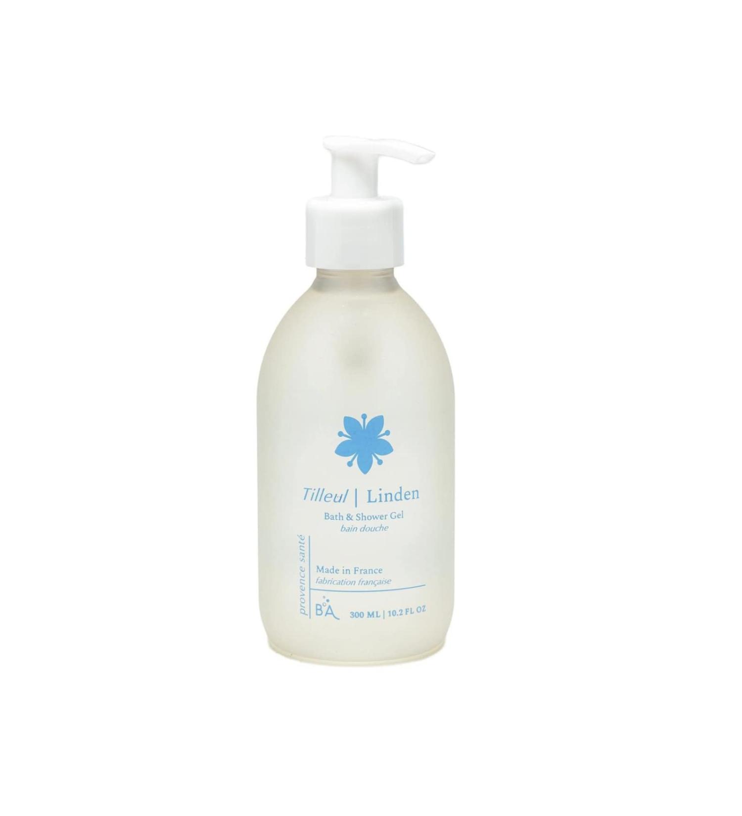 Provence Sante Shower Gel - Extra Hydrating & Nourishing Body Wash for Dry Sensitive Skin - 10.2 Oz (Linden) - International Shipping Available - Buy Online on GoSupps.com
