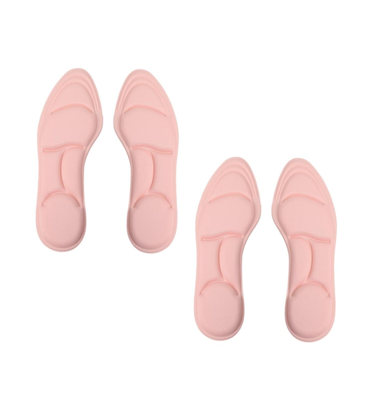 Beaupretty 2 Pairs Massage Insoles - Comfortable & Breathable Exercise Insert Pads for Maximum Absorption (Pink 25X8.8cm) - Ideal for All-Day Support - Buy Online on GoSupps.com