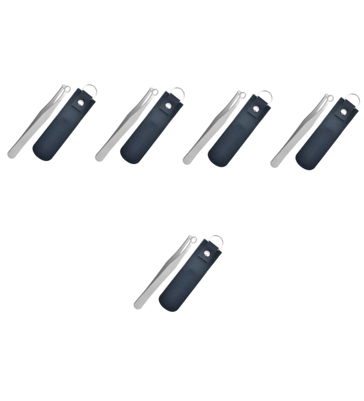 Buy Ipetboom 5 Sets Round Nose Hair Clip Trimmer - Precision Beard & Eyelash Applicator Tools - Stainless Steel Nose Hair & Eyebrow Removal - International Shipping Available - Buy Online on GoSupps.com
