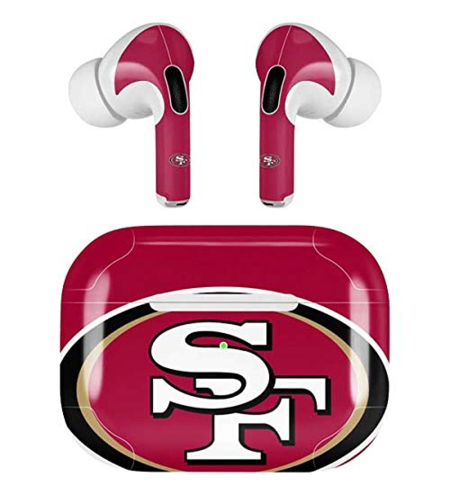 San Francisco 49ers AirPods Pro Decal - Official NFL Skinit Audio Skin - Buy Online on GoSupps.com