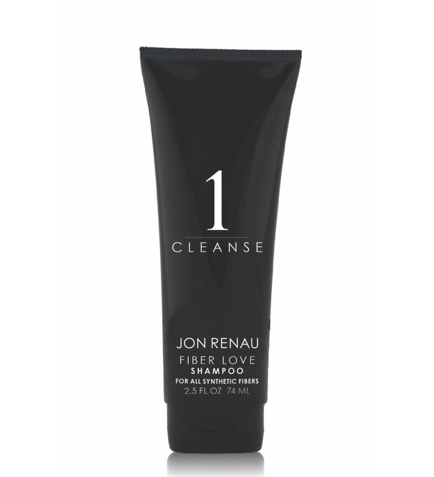 Jon Renau Synthetic Wig Shampoo for Gentle Cleaning Sulfate Free 8.5 oz clear