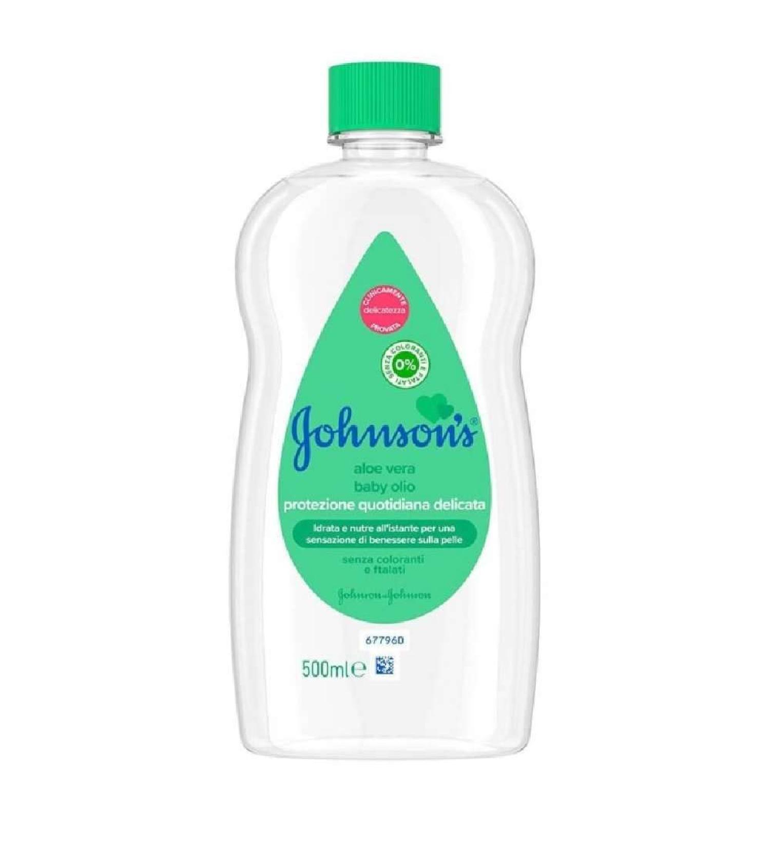 4 x Johnsons Huile Aloe Vera 300 ml