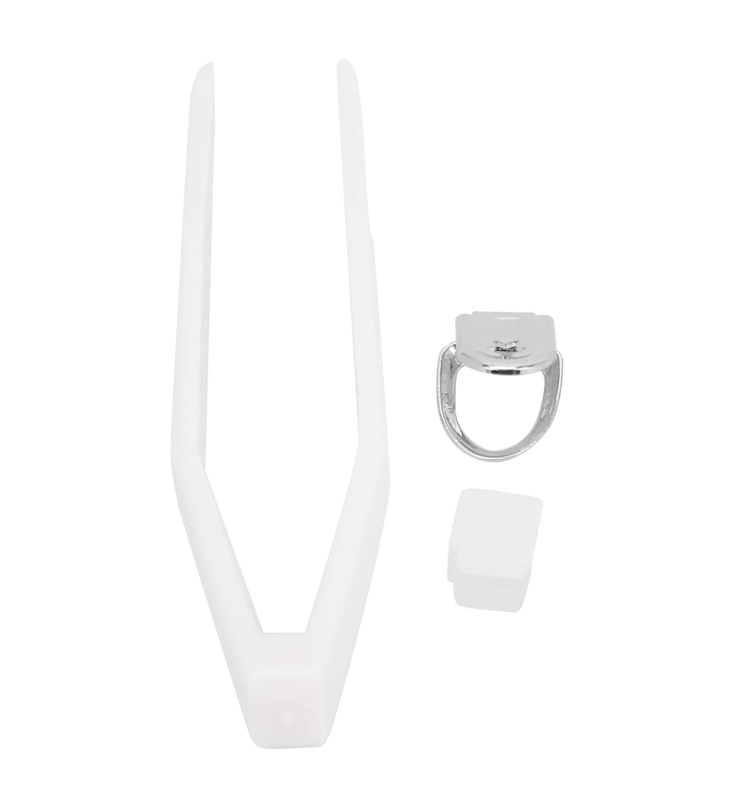 Shop Verdant Touch Hip Hop Tooth Decoration - Silver Hollow False Teeth for Halloween & Festival Fun! - Buy Online on GoSupps.com