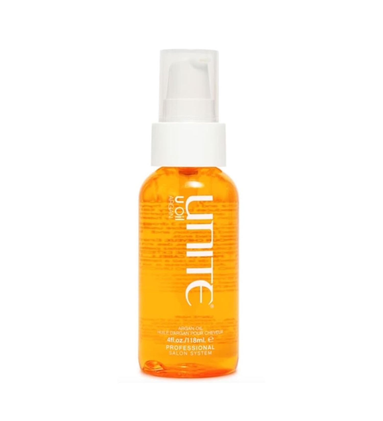 Unite U-Oil Multi-Tasking Argan Oil Langley Green Wet and Dry Bobble in Lilac - Buy Online on GoSupps.com