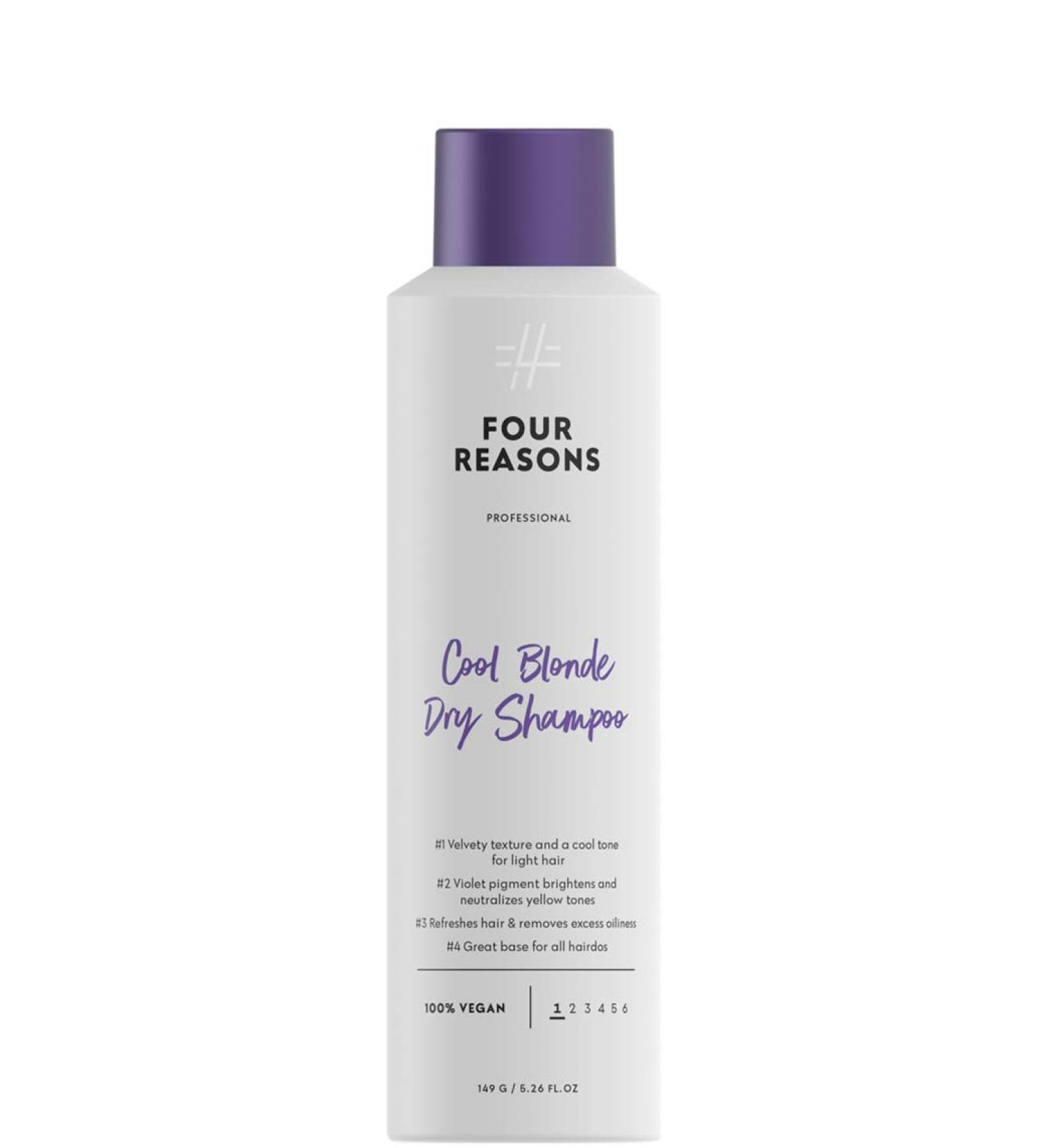 FOUR REASONS Cool Blonde Dry Shampoo - Vegan & Sulfate Free for Blonde Hair | International Shipping Available - Buy Online on GoSupps.com