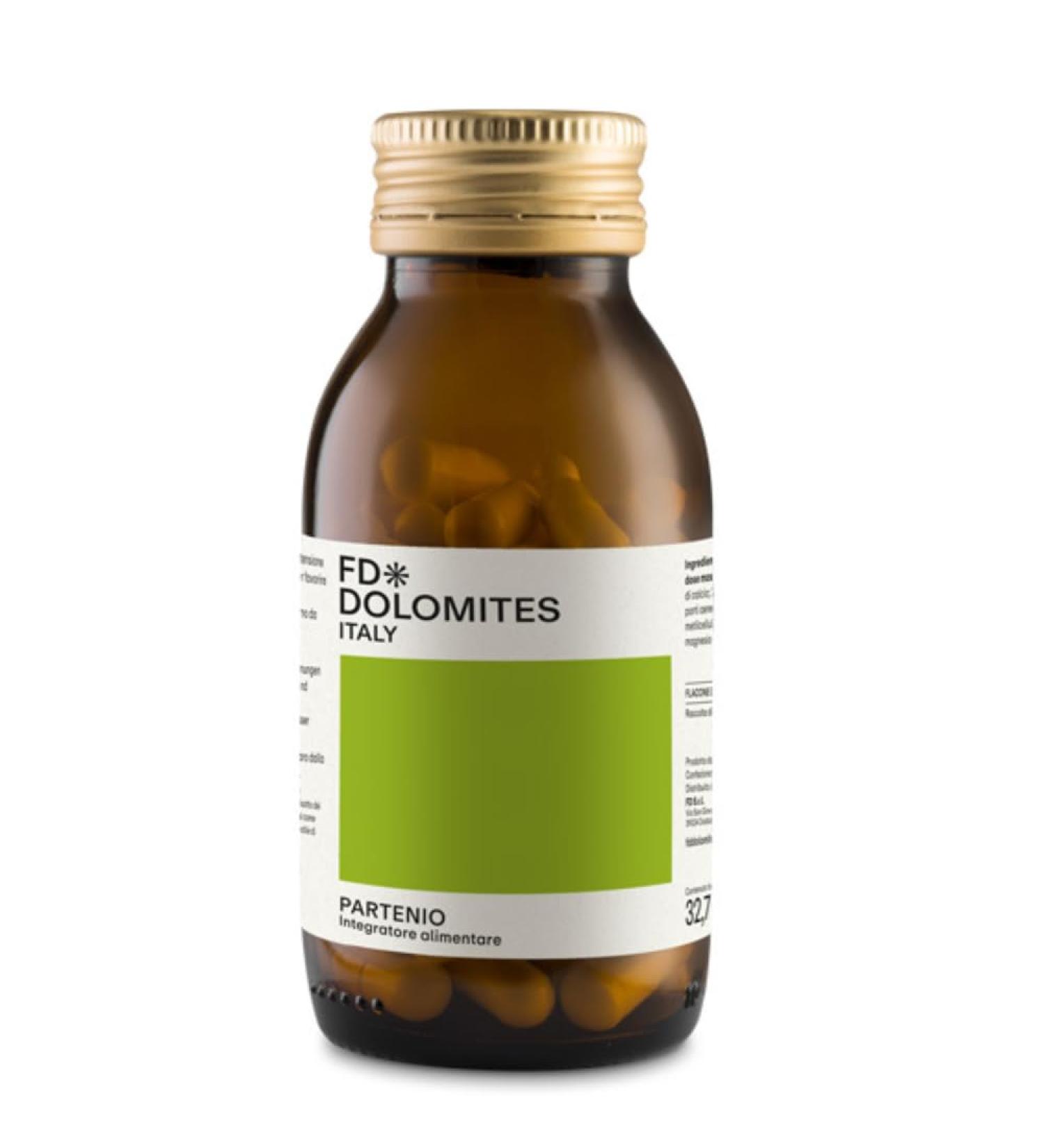 FD Polomites Partenio Dietary Supplement for Head and Cervial Tensions Menstrual Disturbances Highly Concentrated Extract 60 Cps. Vegetarian. - Buy Online on GoSupps.com
