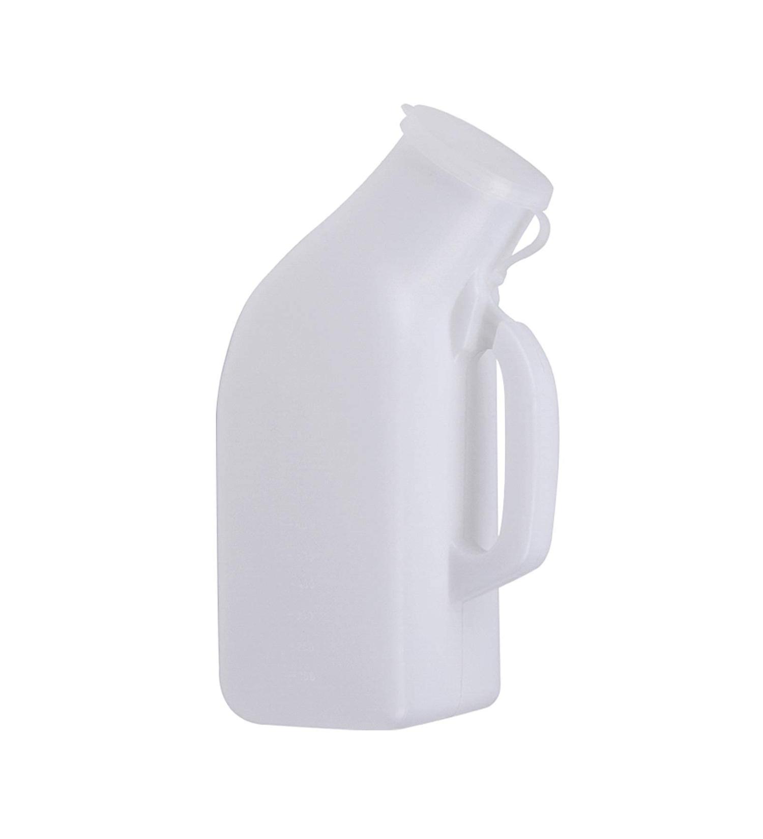 1000ML Male Urinal Long Neck Incontinence Pee Bottle Clear Plastic Urine Collection Device Spill Proof Device Portable Urinal Bottle Happy - Buy Online on GoSupps.com