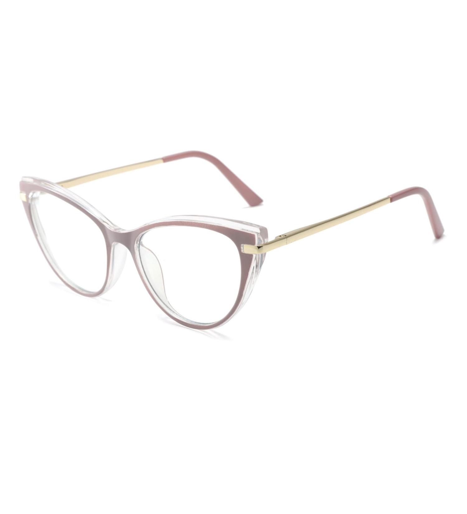 Shop LJczka Cat Eyes Blue Light Blocking Glasses for Women - Retro Style Purple Filter for PC TV & Mobile - Buy Online on GoSupps.com