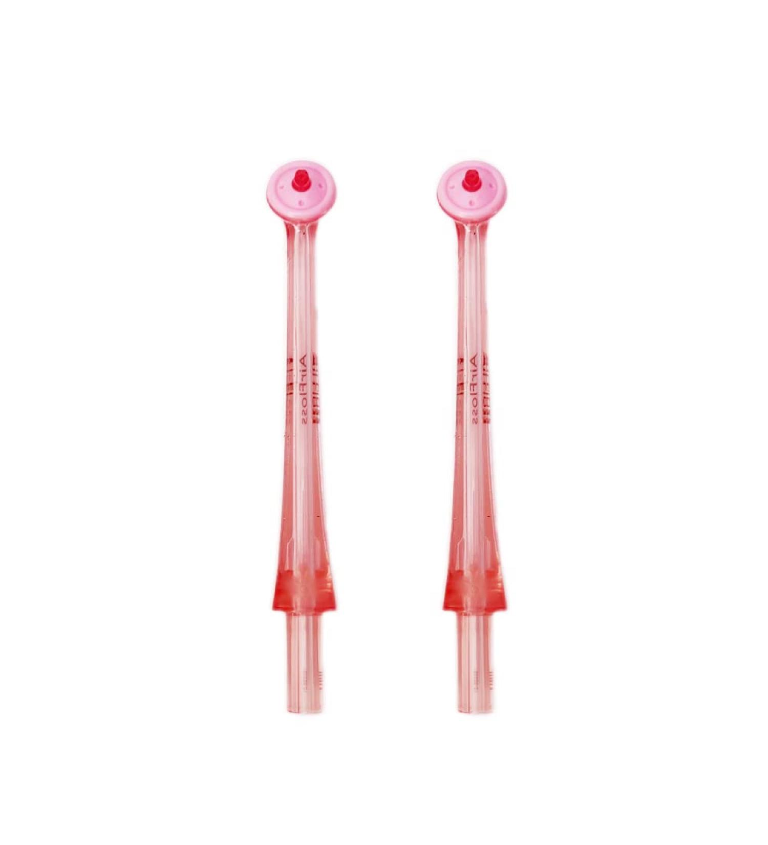 Pink Flosser Replacement Tips for Philips Sonicare AirFloss - 2PCS - Buy Online on GoSupps.com