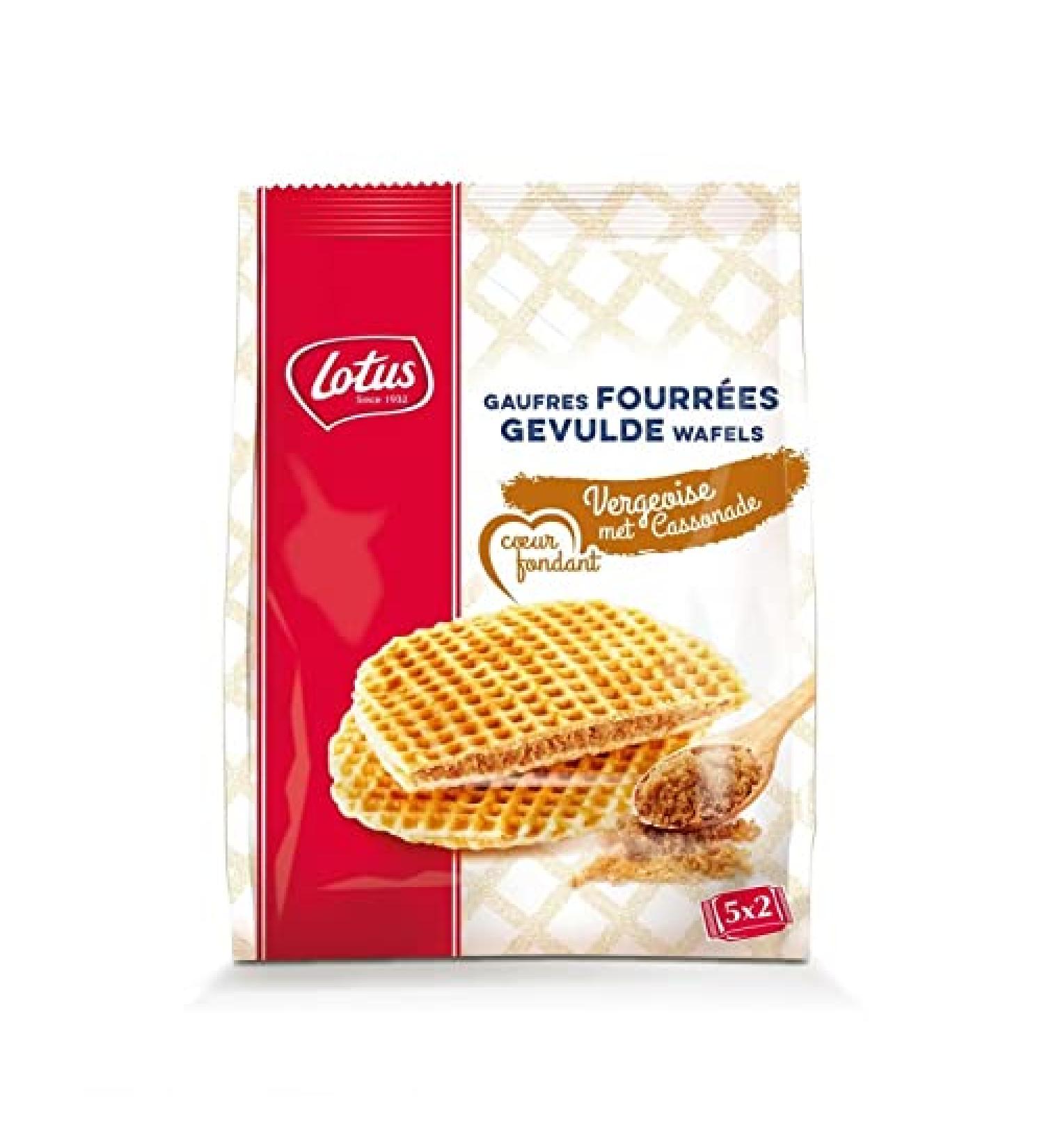 LOTUS - Soft Vergeoise Heart Waffles 310G - Pack of 4 - Special Offer - Buy Online on GoSupps.com