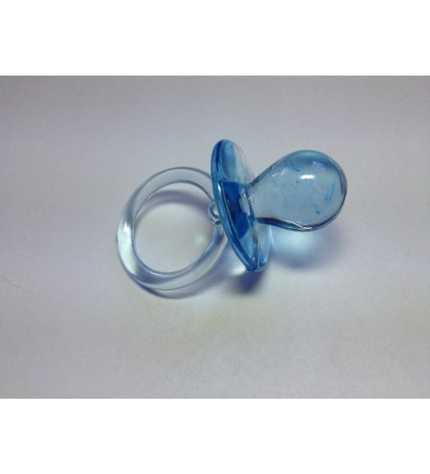 24 Pcs 1.75 Blue Pacifiers Baby Shower Party Game Decoration Favors Model: 2822-Blue