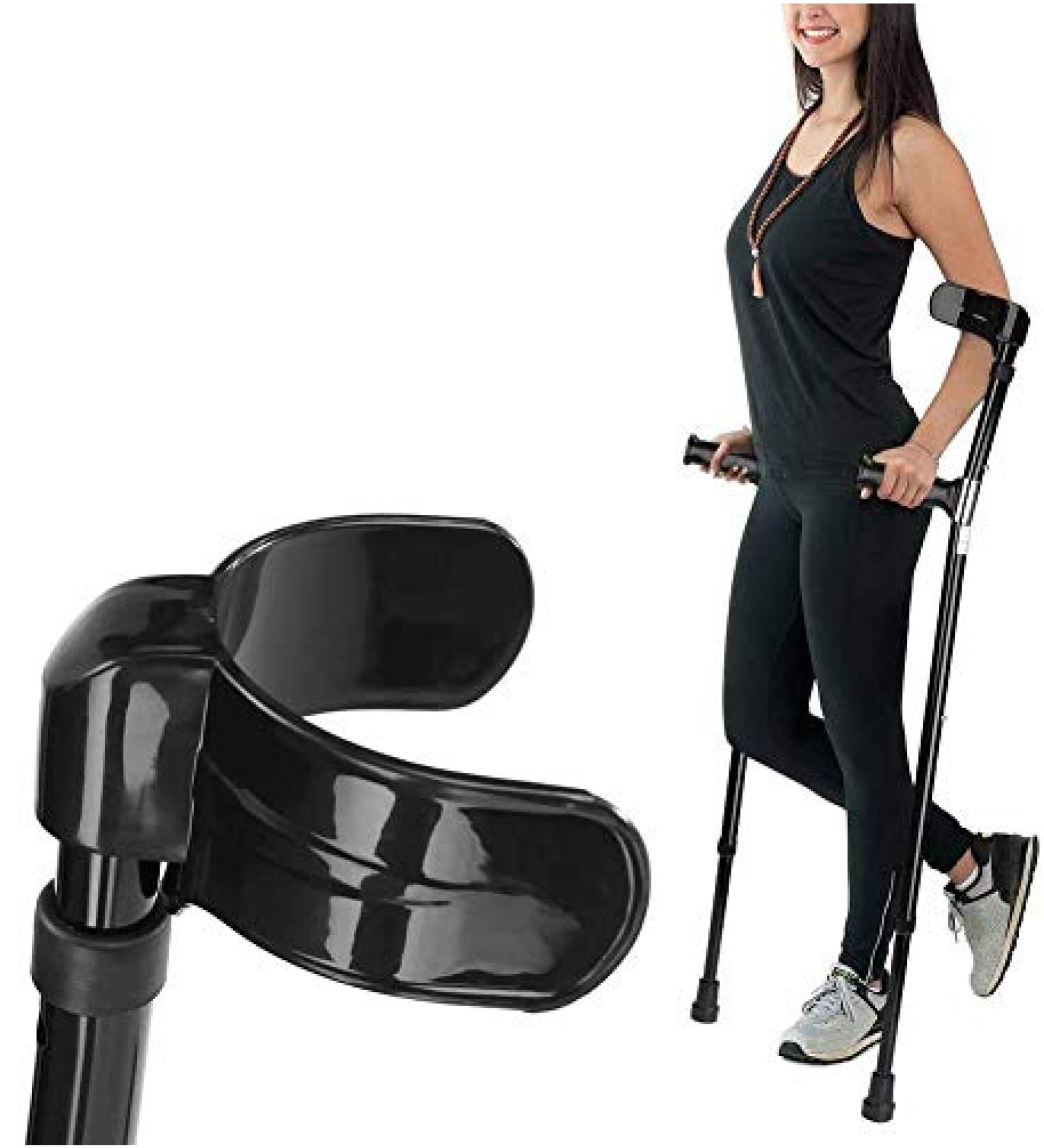 Crutches Adult Soft Comfortable Grip Crutches with Easy-Grip Handles for Mobility and Accessibility After a Leg Injury or Surgery Foot Mobility aid 1 Pair Lucky Star - Buy Online on GoSupps.com