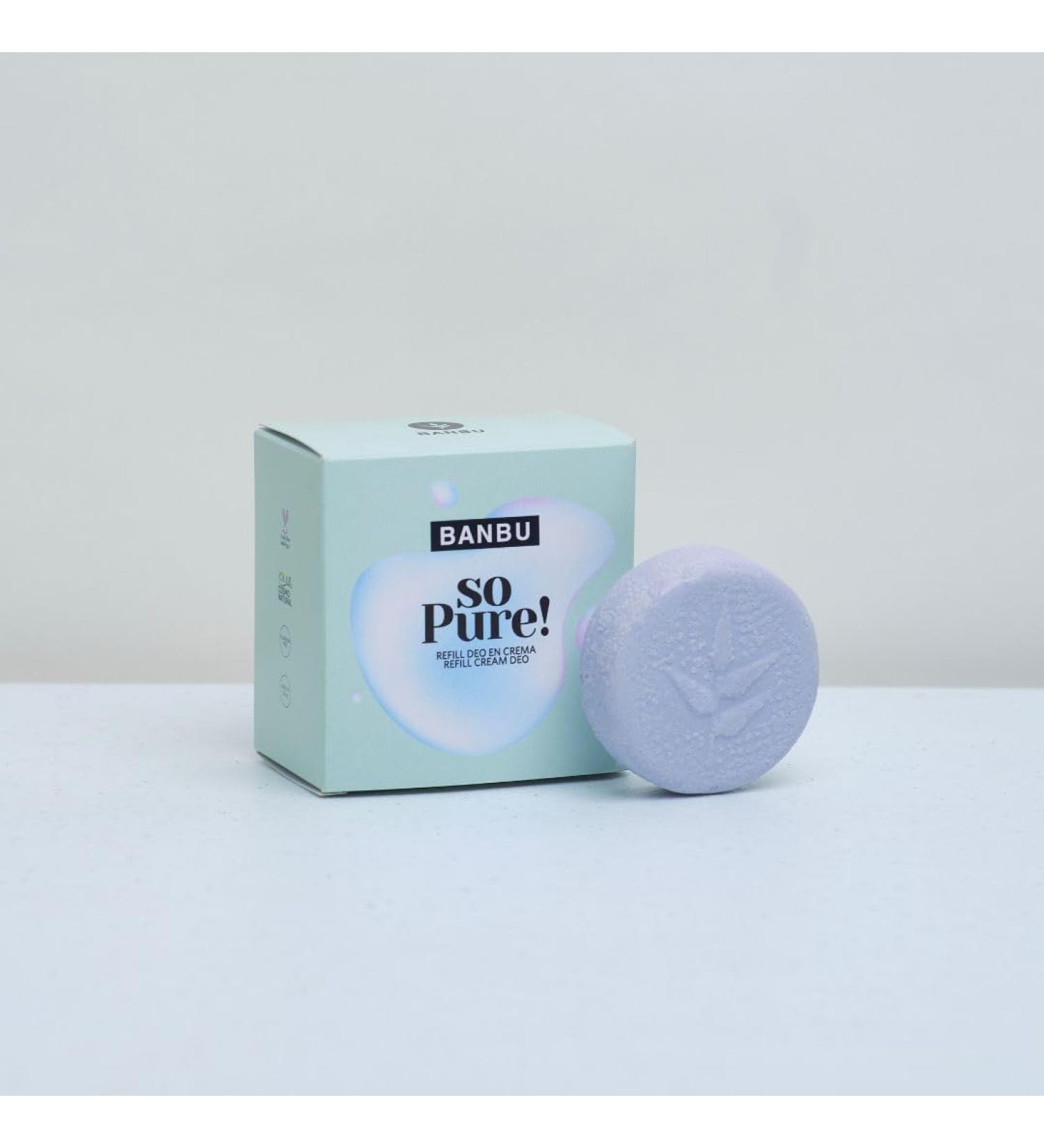  BANBU Banbu So Pure Coconut Flower and Cotton Deodorant Cream 50ml Certified Natural Vegan & Cruelty Free - Buy Online on GoSupps.com