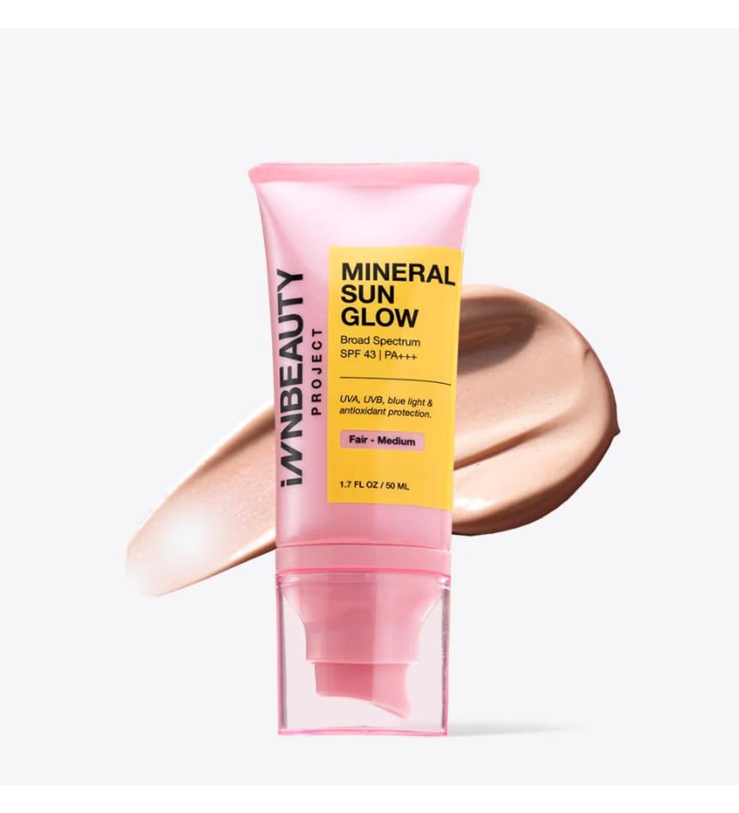 INNBEAUTY Project Mineral Sun Glow Broad Spectrum SPF 43 PA +++ (Fair-Medium)