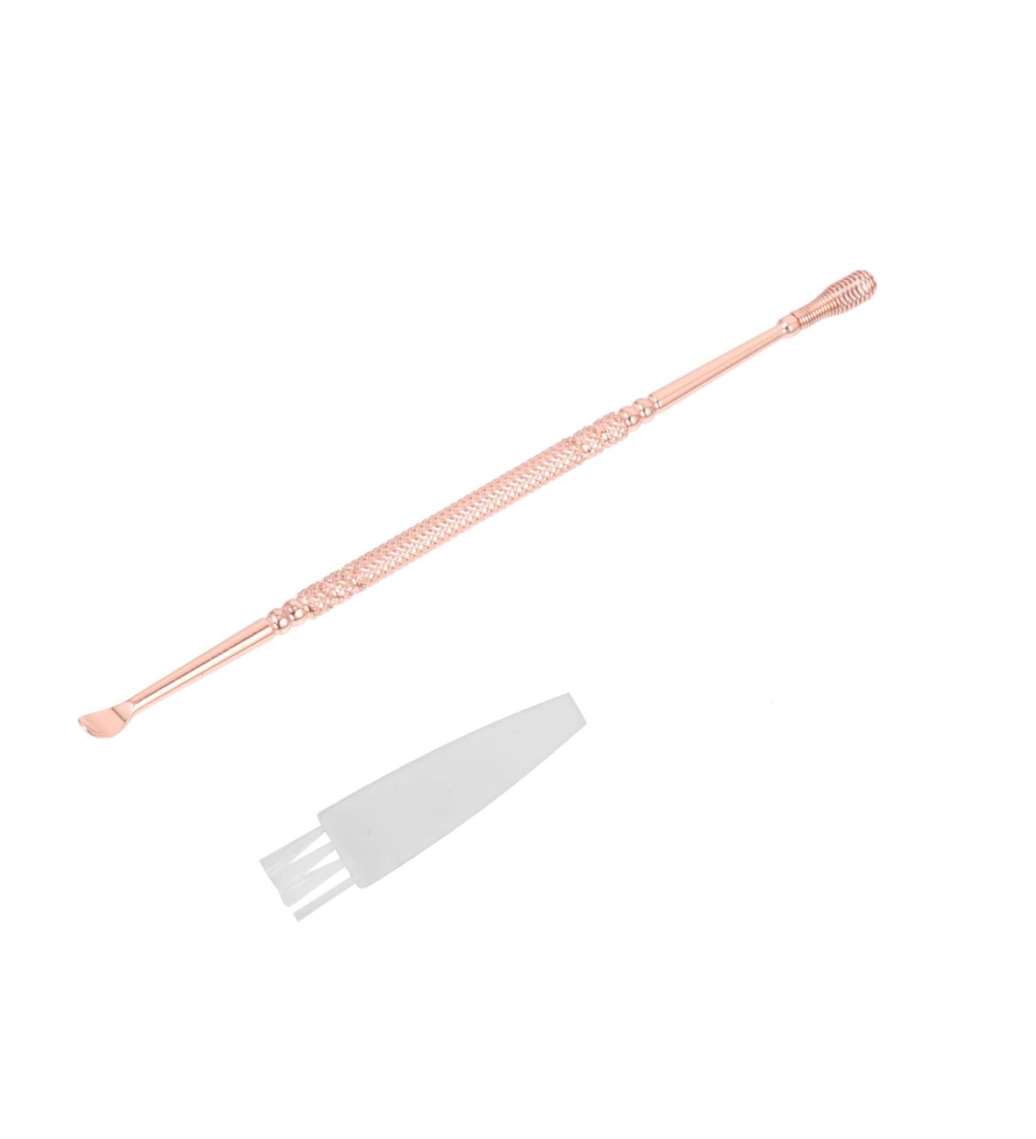 Stainless Steel Spiral Ear Pick & Cleaner Kit - Rose Gold - 13X0.5CM - Buy Online on GoSupps.com