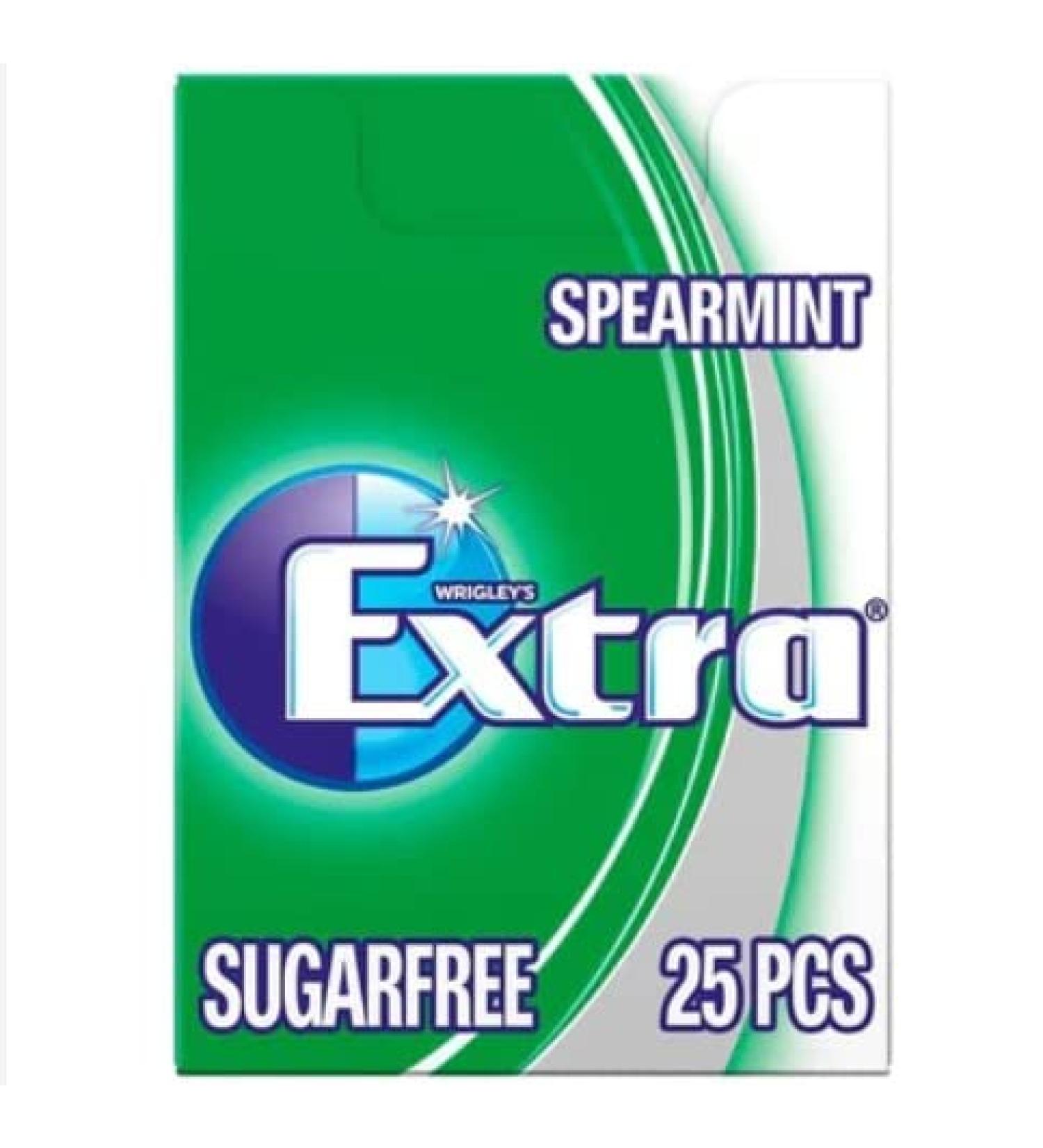 Wrigley's Extra Spearmint Handy Box 25 per Pack - Pack of 6 Refreshment Beneficial For Dental Health Sold By Kidzbuzz - Buy Online on GoSupps.com