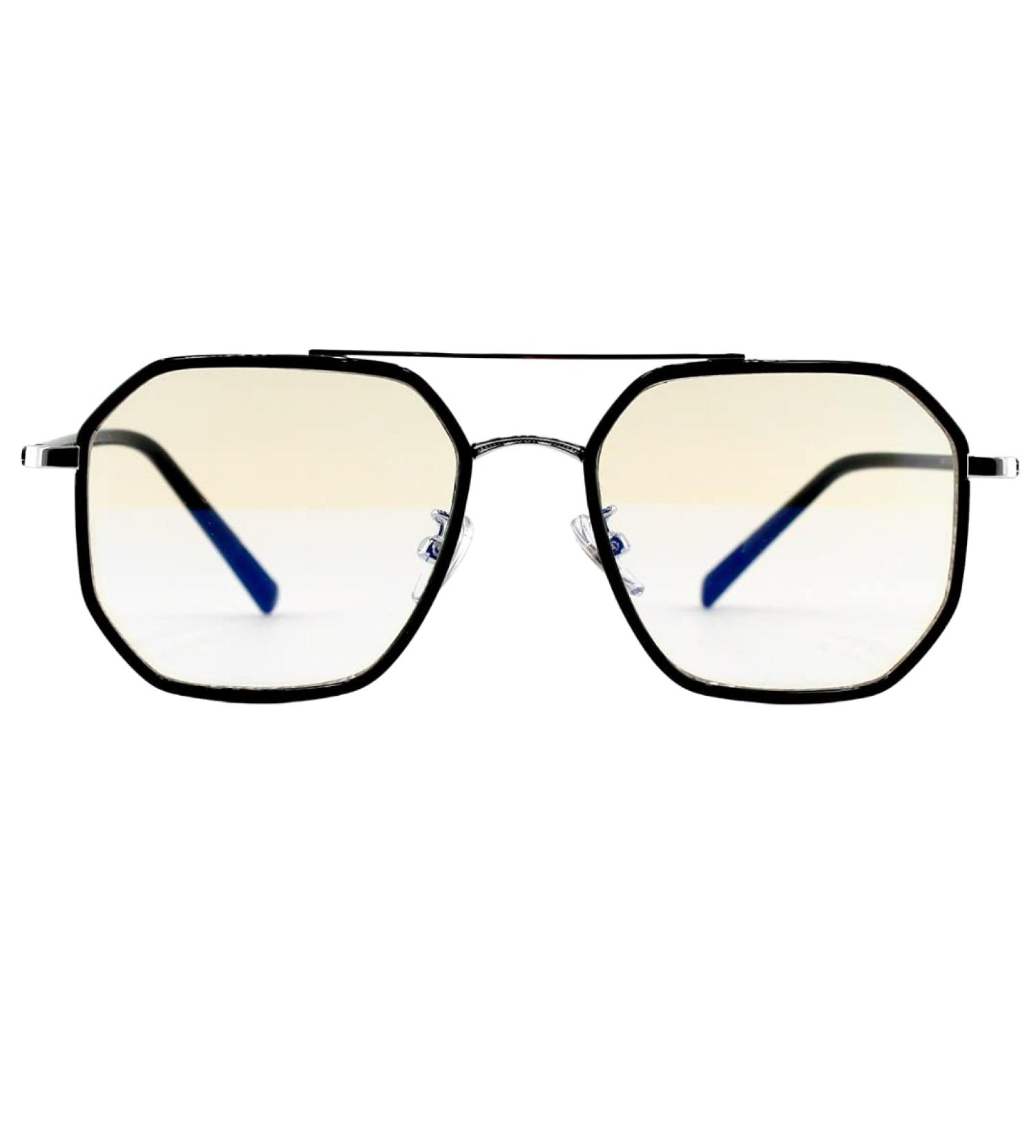Adult Blue Light Blocking Glasses - M2113 - 2 Colors Silver - Black - Buy Online on GoSupps.com