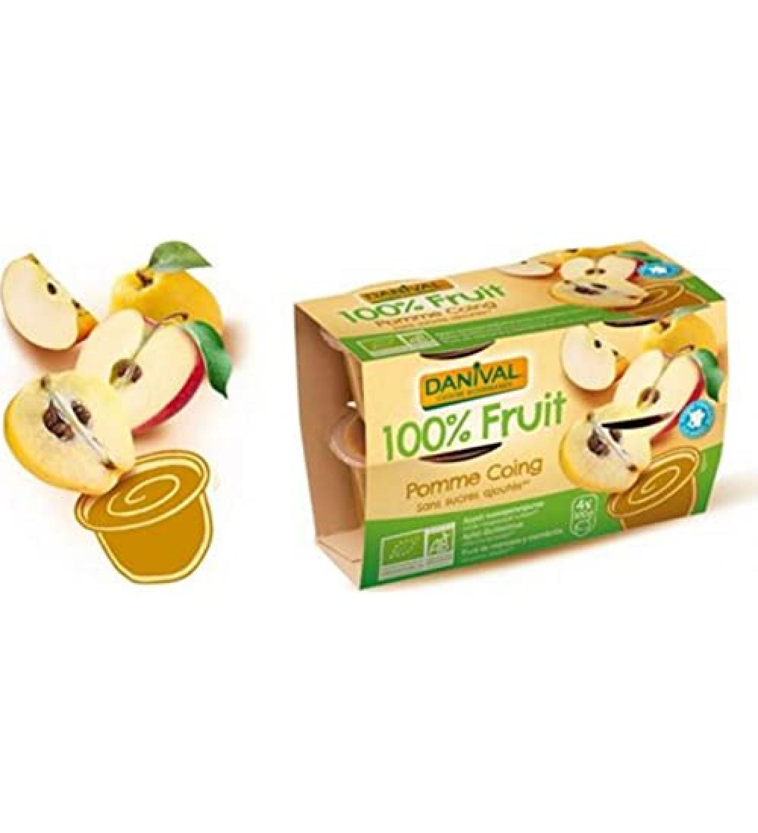 PUREE POMME COING 4X100G