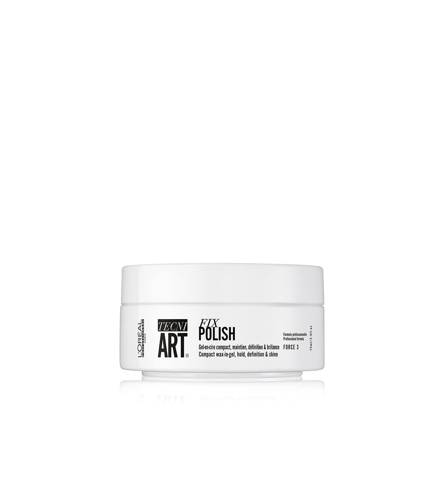 L'Oreal Professionnel Fix Polish Gel-in-Wax - Medium Hold for All Hair Types - 2.5 Fl Oz - Buy Online on GoSupps.com
