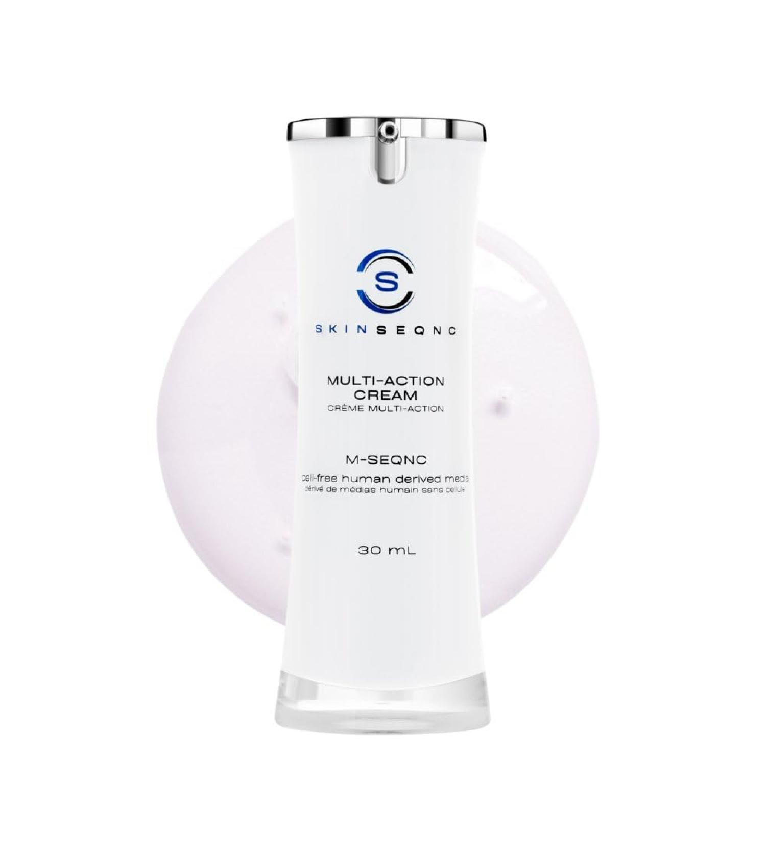 M-SEQNC Multi-Action Cream - Advanced Anti-Wrinkle Lotion with Cell-Free Technology | Medical-Grade Moisturizer for Younger Skin | 30ml - Buy Online on GoSupps.com