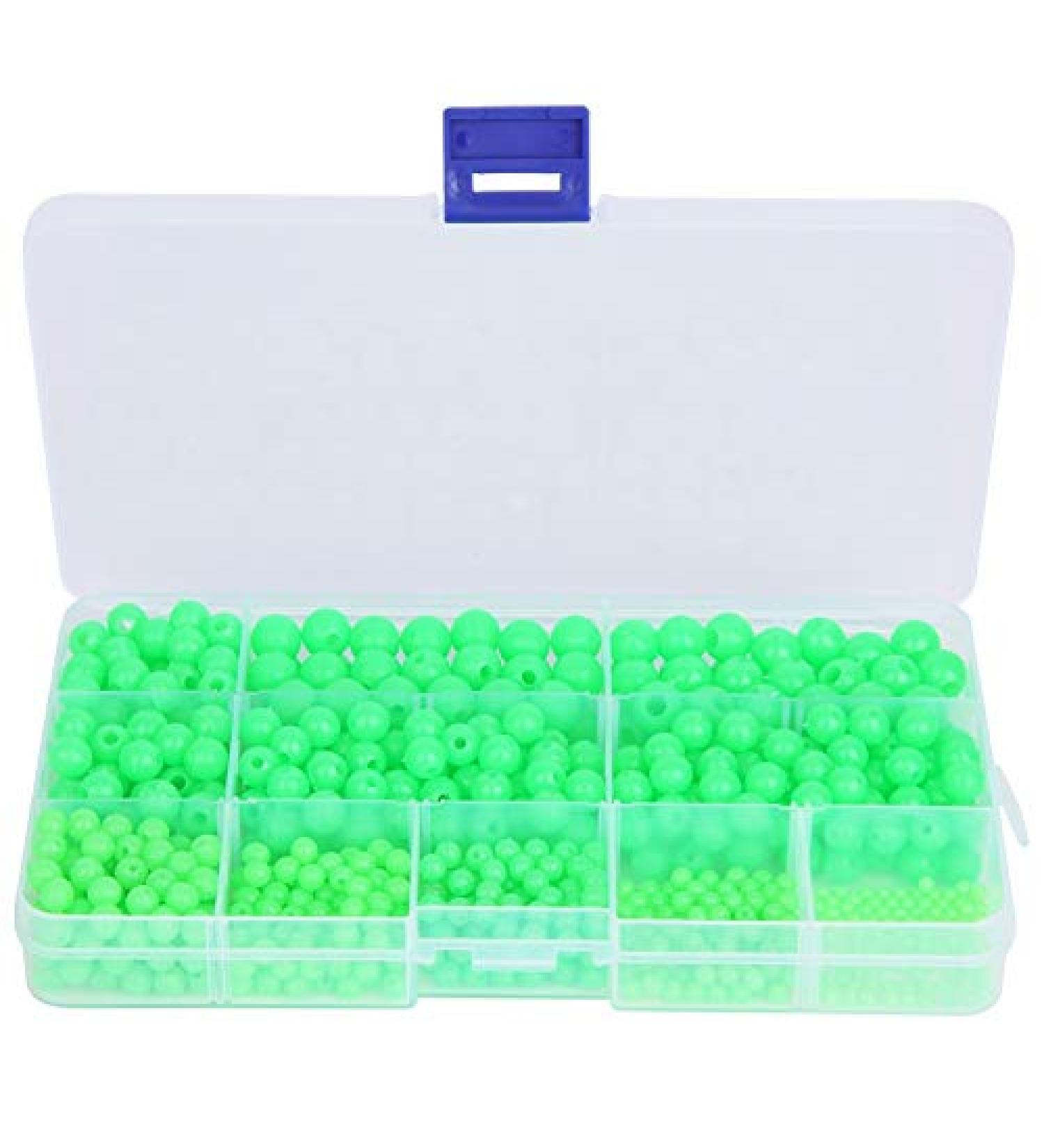 820Pcs Luminous Fishing Beads - Multi Models Round Shaped Beads for Saltwater & Freshwater Fishing - Buy Online on GoSupps.com