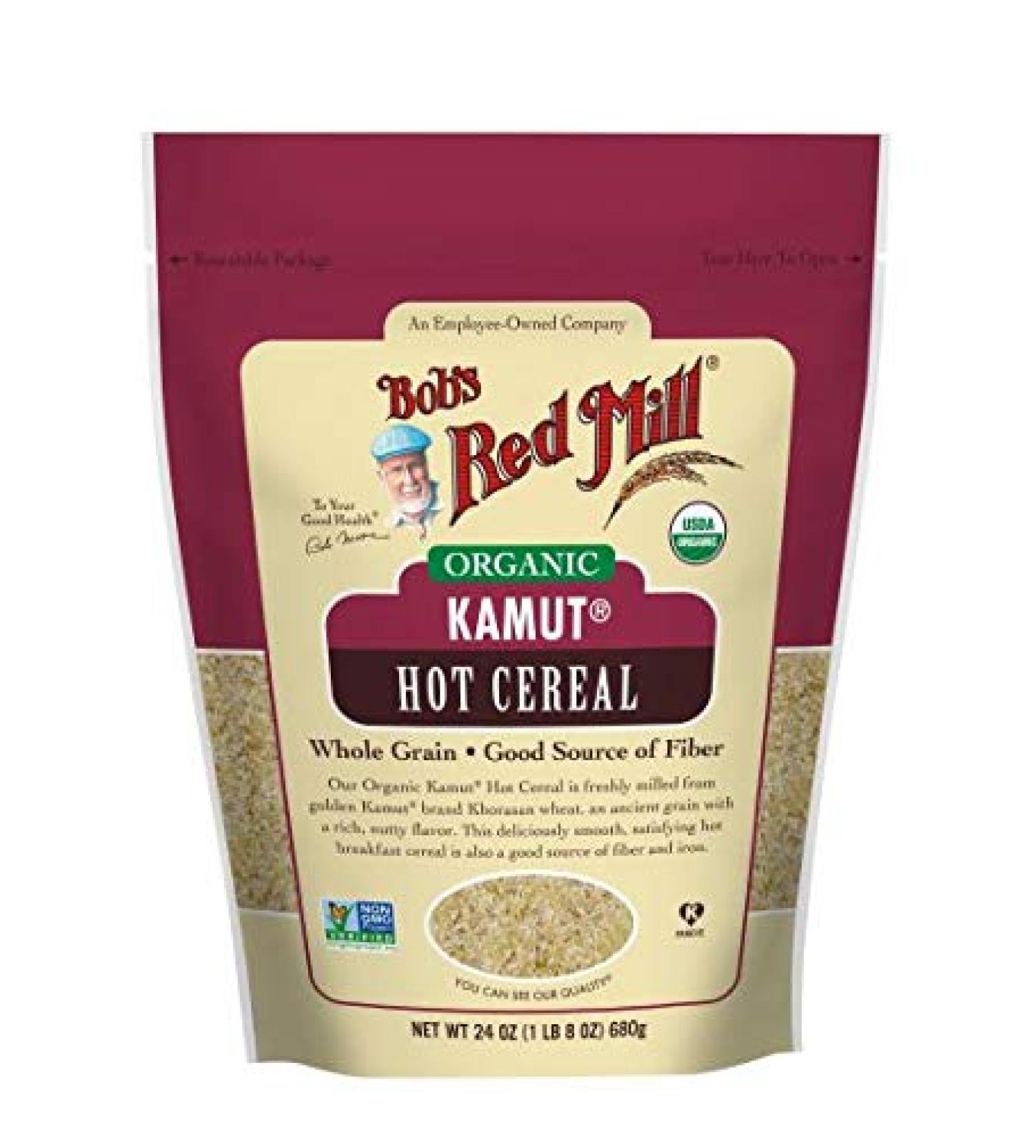 Bob's Red Mill Organic Kamut(R) Khorasan Wheat Hot Cereal  24 Oz - Buy Online on GoSupps.com