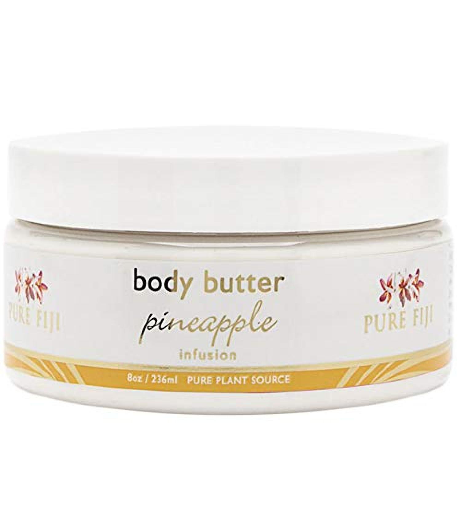 PURE FIJI Hydrating Body Butter with Coconut, Dilo, Macadamia, Sikeci Oil & Pineapple - 8 oz - Buy Online on GoSupps.com
