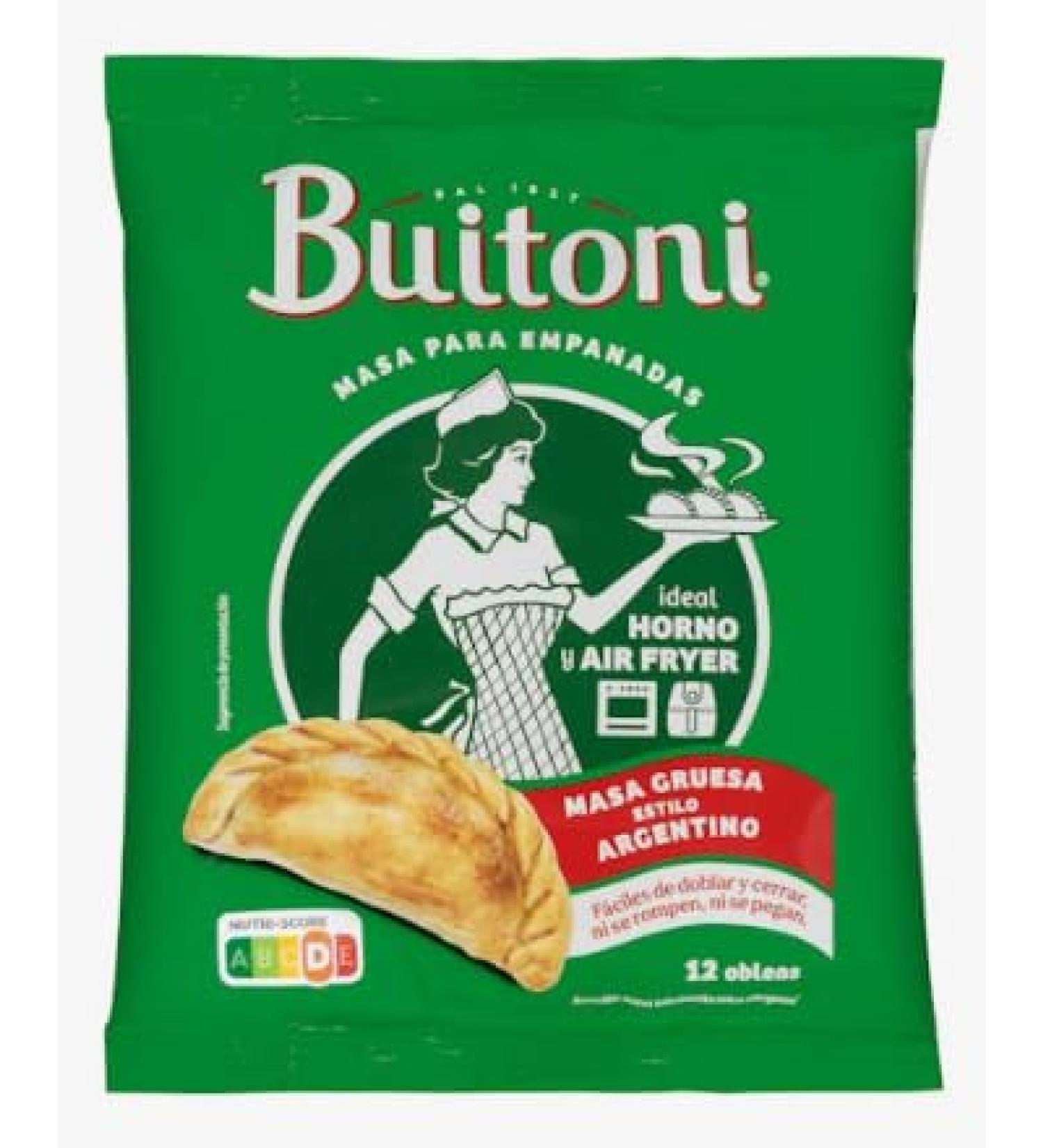 P te paisse pour empanadas Buitoni style argentin Paquet 12 disques 2 paquets