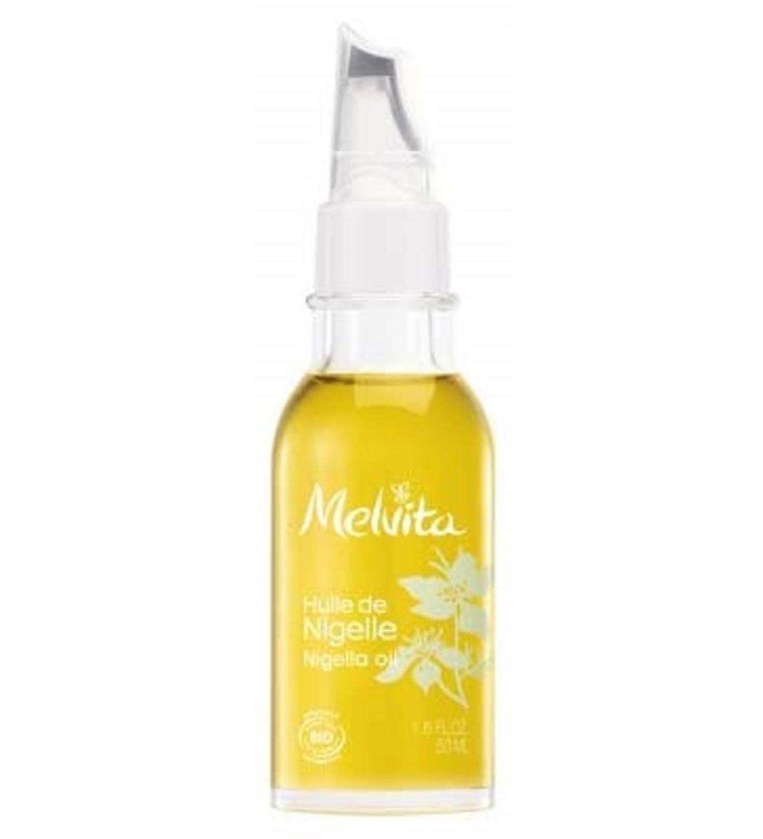 Melvita Organic Black Seed Oil Clarifying Limits Impurities 100% Natural Organic Certified Vegan Bottle 50 ml Nigella