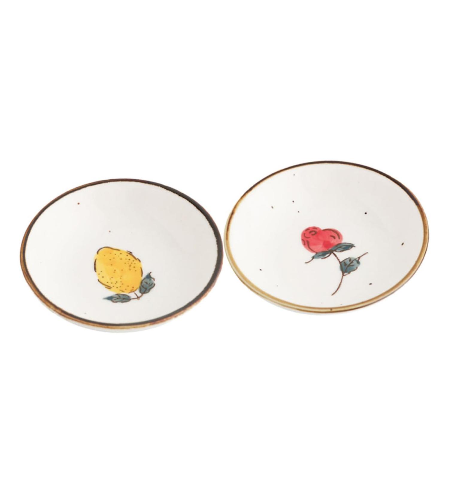 Zerodeko 8 Pcs Hand-Painted Saucer Flavor Seasoning Plate Simple Dish Ceramic Dipping Plate Tea Bag Butter Ketchup Dish Vinegar Dish Sauce Bowl White Dipping Vegetables Fresh Ceramics 9.5X9.5X2.5CMx4pcs Whitex4pcs - Buy Online on GoSupps.com