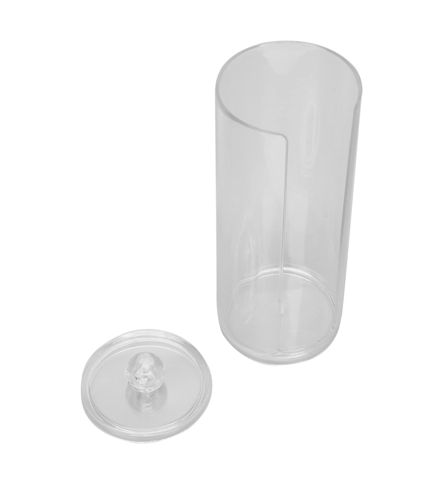 Verdant Touch Cotton Pad Dispenser - Cotton Pad Dispenser - Round Makeup Organizer Container - Buy Online on GoSupps.com