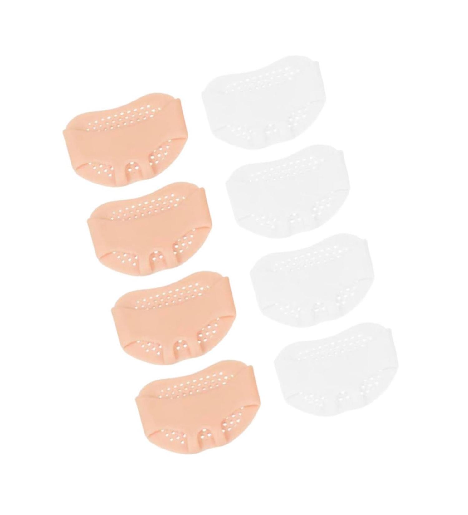 USHOBE Silicone Gel Bunion Protectors - 4 Pairs | Toe Strap, Arch Support, Orthotic Straightener | Foot Pain Relief and Orthopedic Care - Buy Online on GoSupps.com