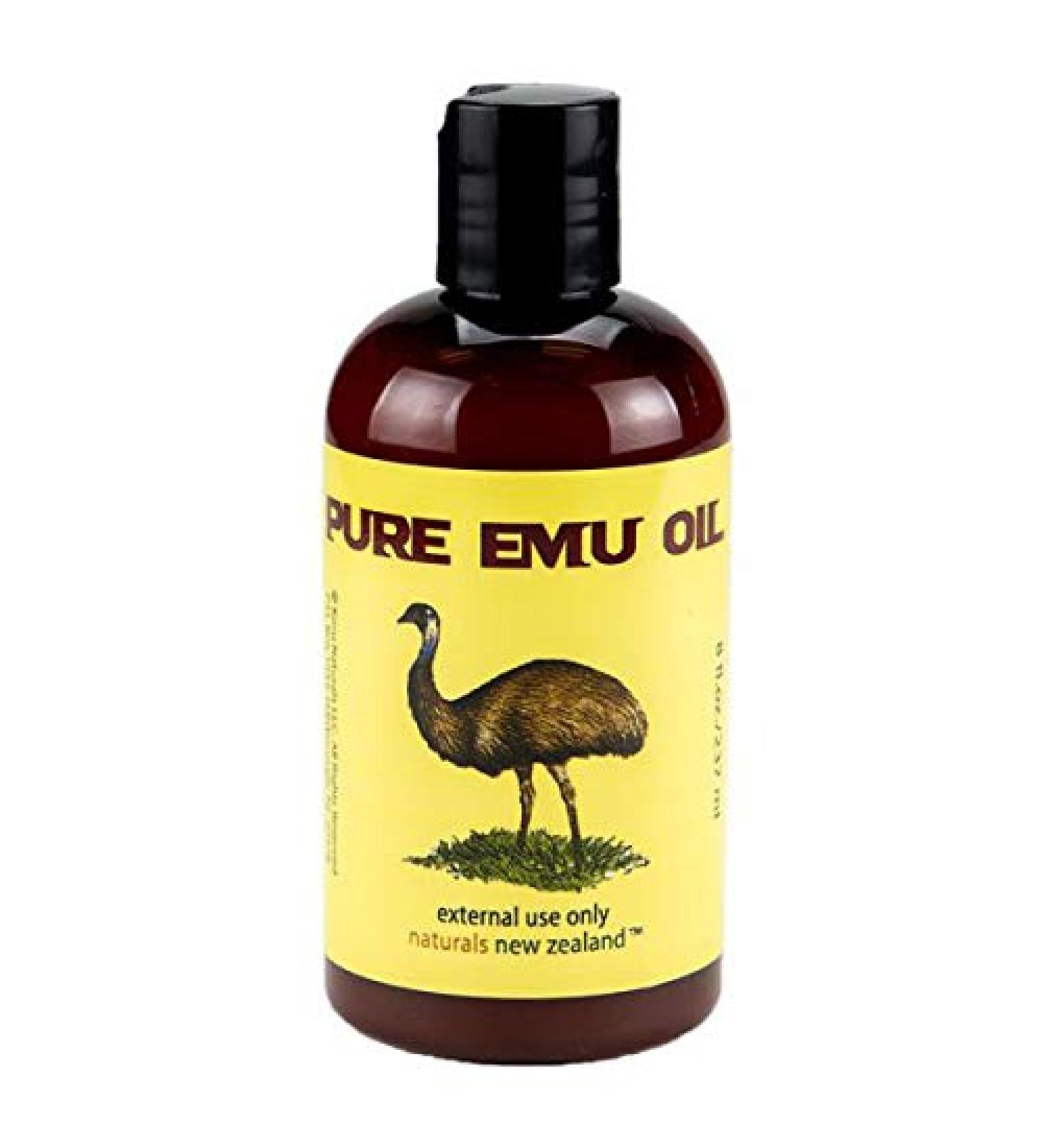 Naturals New Zealand Emu Oil Pure Premium Golden 8 Ounces - Buy Online on GoSupps.com