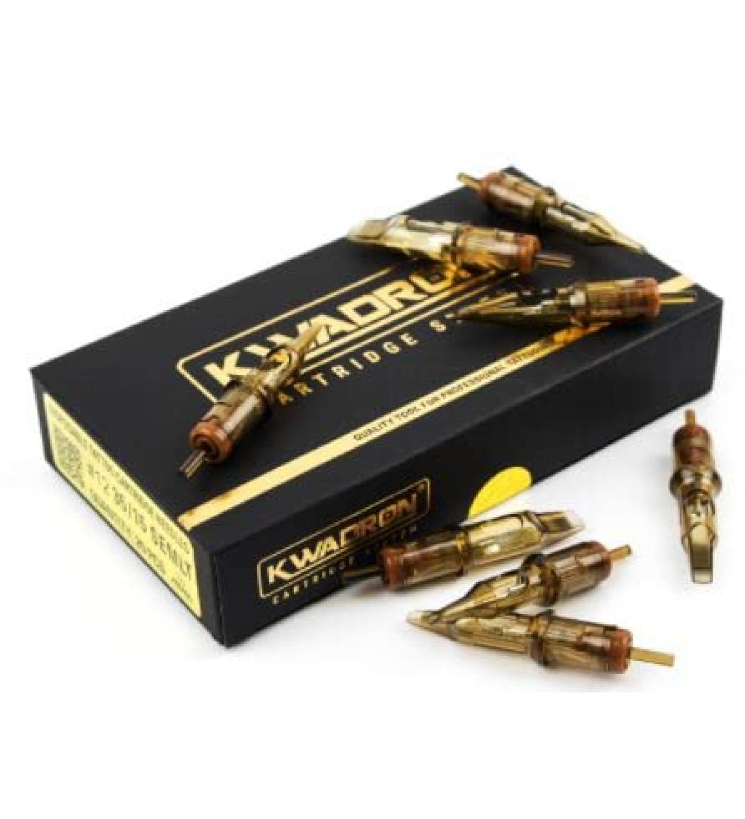 Kwadron Premium Tattoo Cartridge Needles Box of 20 (9RLLT 0.30) - High-Quality Tattoo Needles - Buy Online on GoSupps.com