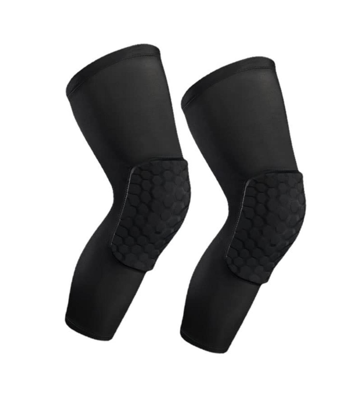 Focket Knee Brace - Breathable Knee Stabilizer for Lacrosse (M) - Black | International Shipping - Buy Online on GoSupps.com