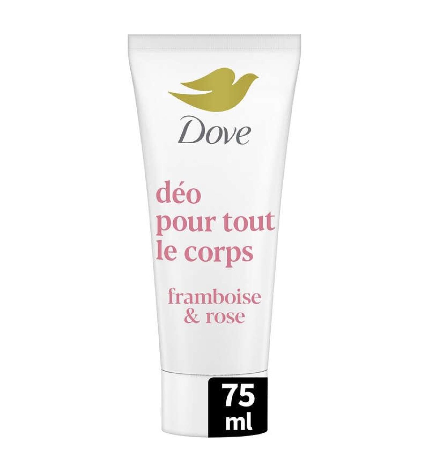 Dove Raspberry & Rose Cream Whole Body Deodorant 75ml