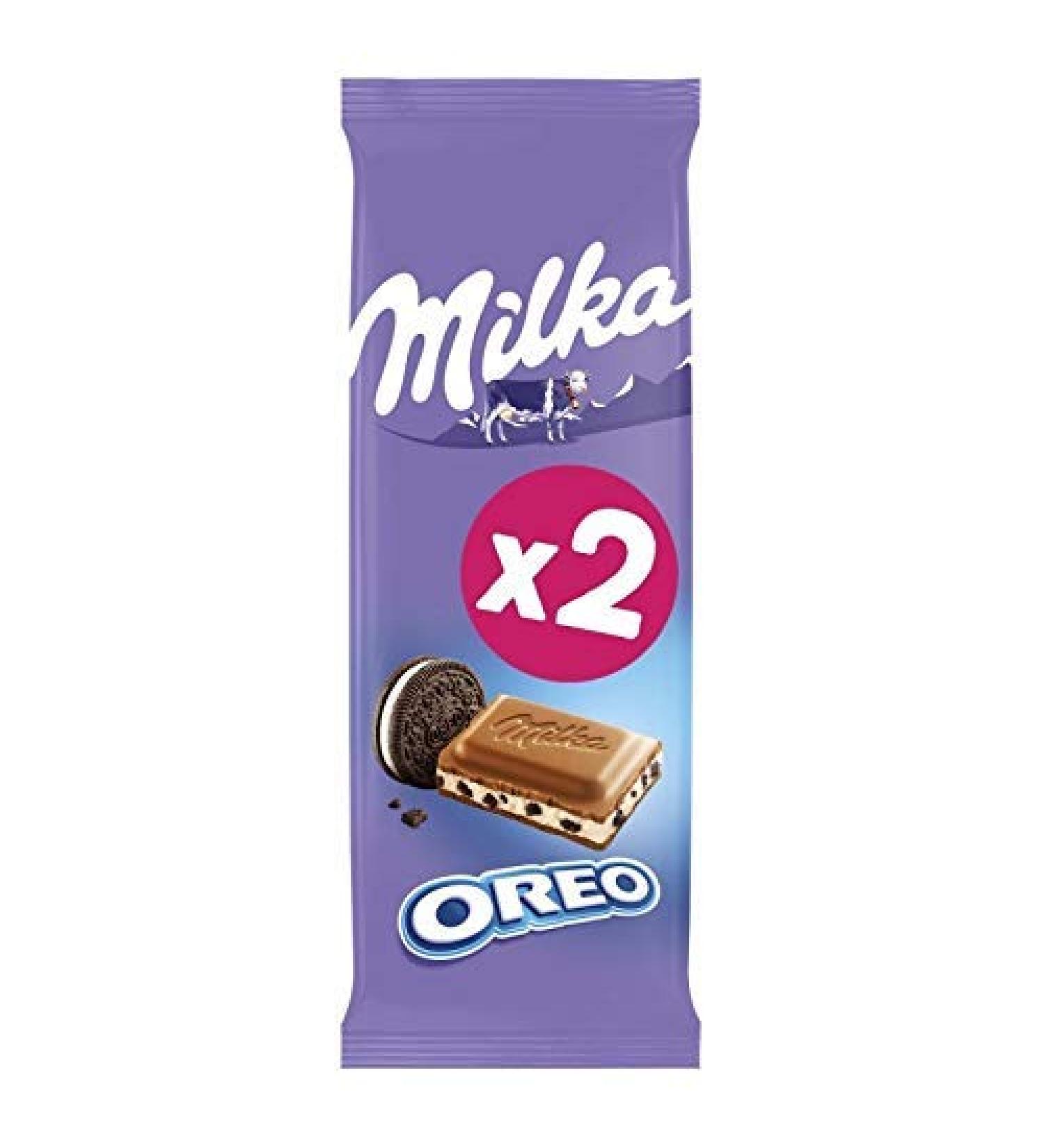 MILKA - Oreo Chocolate Bar 200G - Pack of 4