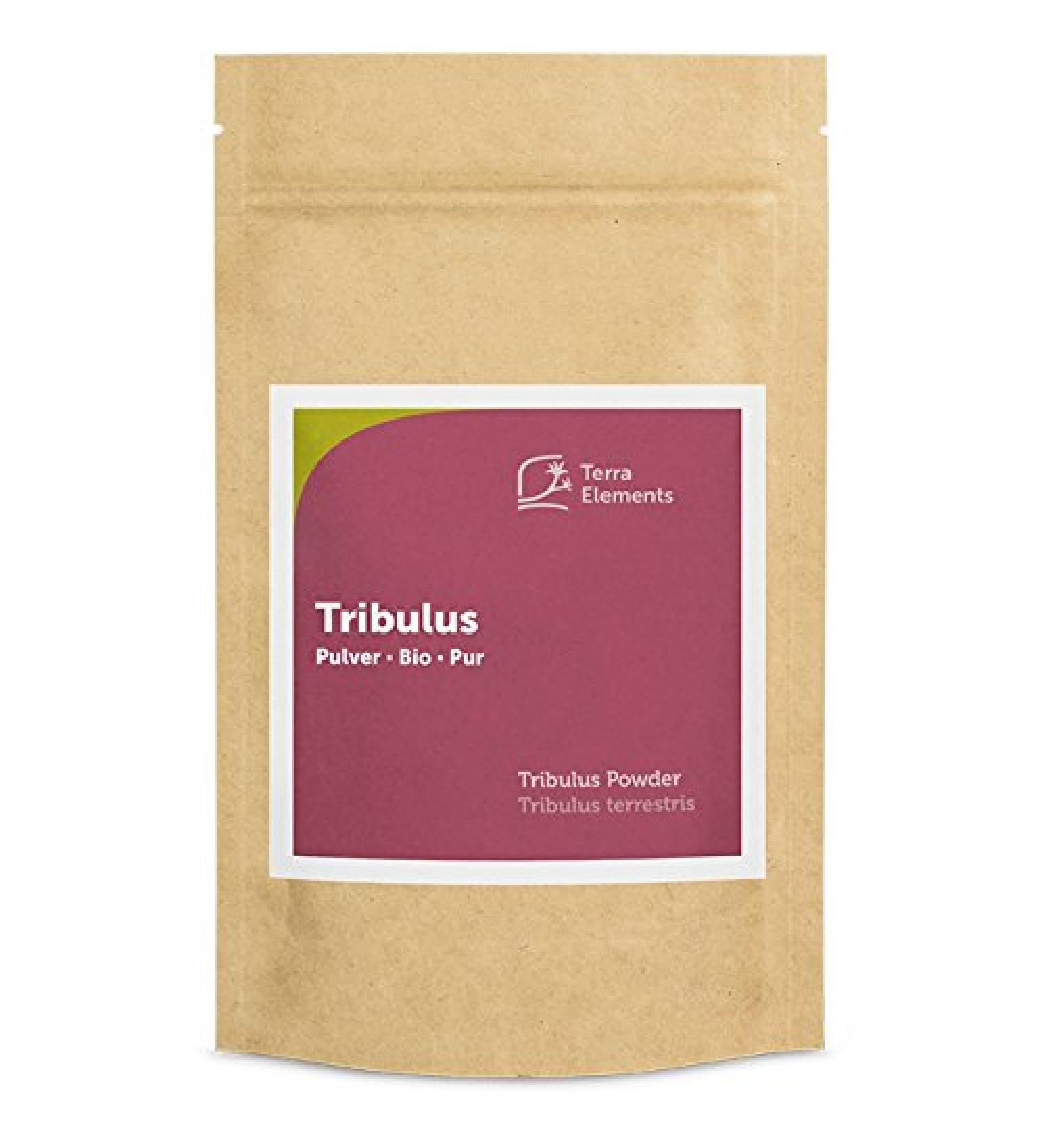 Organic Tribulus Powder | Terra Elements 100g | Pure Vegan Tribulus Terrestris | Raw Food Supplement - Buy Online on GoSupps.com