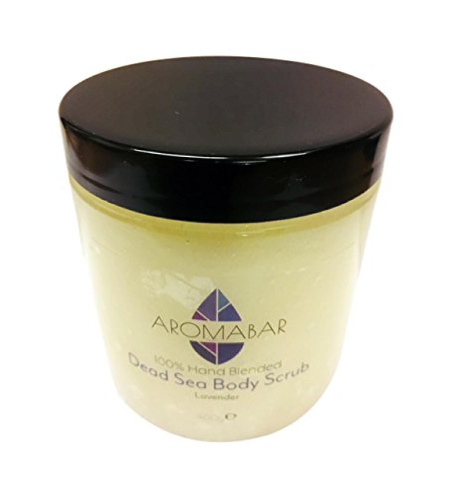 Lavender Body Scrub 400g with Dead Sea Salt and Pure Essential Oil