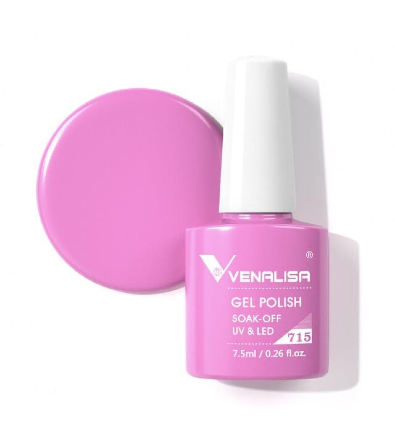 VIP4 7.5ml Gel Nail Polish Hema Free Full Coverage Beautiful Semi Permanent Soak Off UV LED Gel Nail Polish Gel Lacquer - (Color: 715) - Buy Online on GoSupps.com