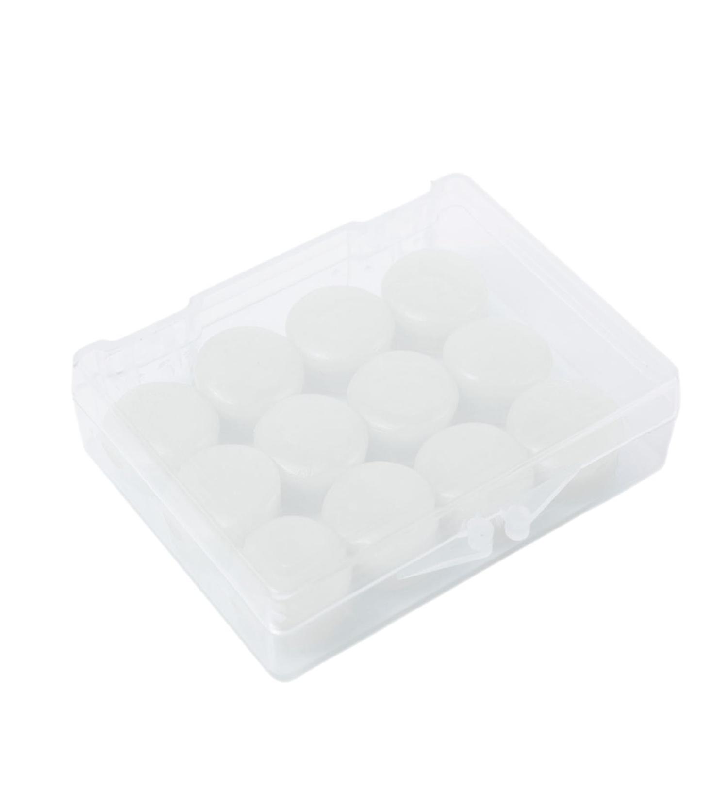 WDNIGLP 12Pcs Earplugs for Sleeping Noise Cancelling Reusable Silicone Ear Plugs Surfings Earplugs Suitable for Swimming Travel - Buy Online on GoSupps.com