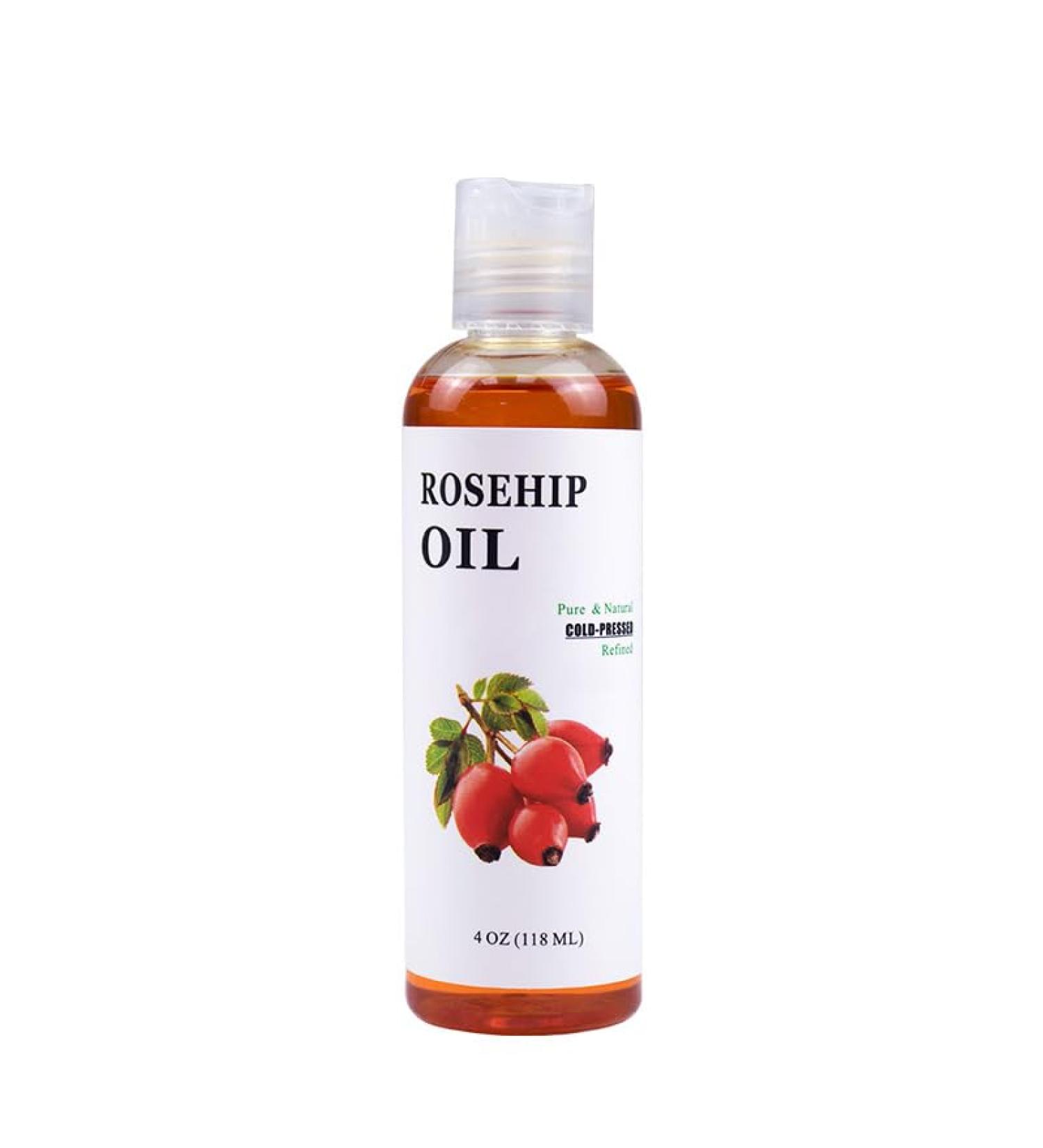 100% Pure Rose Hip Essential Oil for Hair Growth Premium Carrier Oil Body & Face Moisturizing Rosehip Scalp Massage Natural Organic for Skin - Buy Online on GoSupps.com