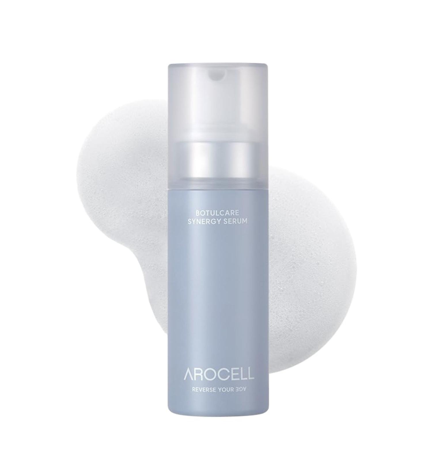 AROCELL Botulcare Synergy Bubble Serum 70ml Korean Face Serum Anti Aging Collagen Peptide, Firming Hydrating Wrinkle Care, Elasticity Boosting, Pore Minimizing, Lightweight Non Sticky Daily Skincare - Buy Online on GoSupps.com